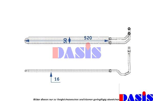 AKS DASIS Õliradiaator,mootoriõli 056017N